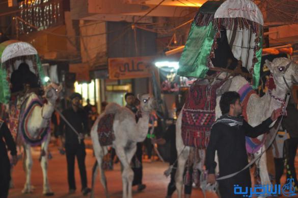 بالصور : انطلاق مواكب العزاء الحسيني في الناصرية