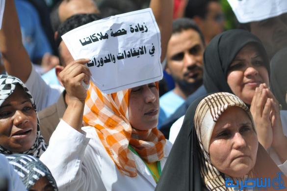 اعتصام ذوي المهن الصحية في ذي قار للمطالبة بتحسين أوضاعهم المعيشية – تقرير مصور -