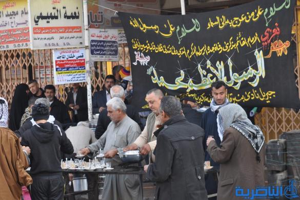 اهالي ذي قار يحيون ذكرى وفاة النبي في زيارة المقامات ومراقد الائمة في المحافظة – تقرير مصور -