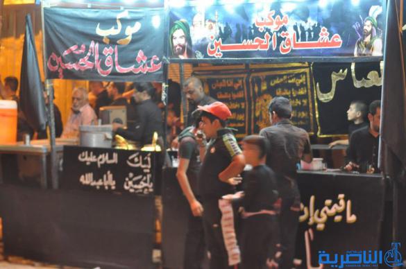 بالصور : انطلاق مواكب العزاء الحسيني في الناصرية