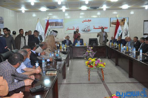 مقاولو ذي قار يتظاهرون للمطالبة بصرف مستحقاتهم المالية المتأخرة – تقرير مصور -