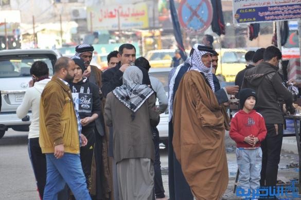 اهالي ذي قار يحيون ذكرى وفاة النبي في زيارة المقامات ومراقد الائمة في المحافظة – تقرير مصور -