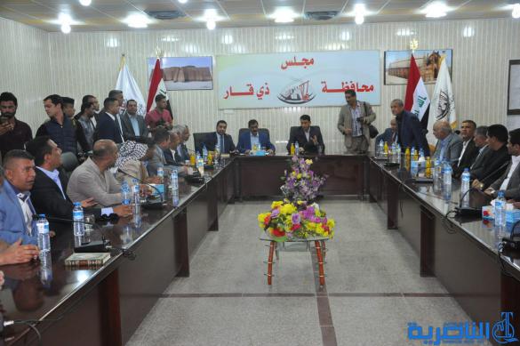 مقاولو ذي قار يتظاهرون للمطالبة بصرف مستحقاتهم المالية المتأخرة – تقرير مصور -