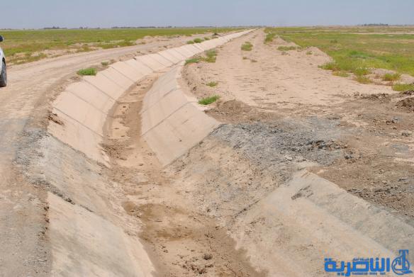 ملفات فساد : انهيار مشروع الدوانيش الاروائي في الشطرة بعد ساعات من تشغيله
