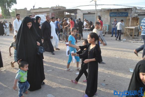 التقرير المصور عن احياء ابناء مدينة الشطرة لشهادة الامام الكاظم ( عليه السلام )