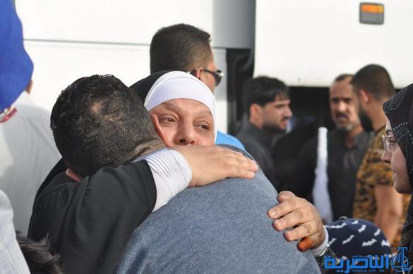 عودة 21 قافلة من حجاج ذي قار بعد اتمام مناسك الحج  - تقرير مصور -
