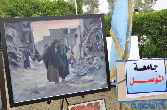 جامعة ذي قار تحتضن مهرجان الفنون التشكيلية بمشاركة 35 جامعة - تقرير مصور -