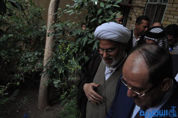 المالكي يزور أية الله الشيخ الناصري في منزله ويبحث معه الشأن العراقي – تقرير مصور -