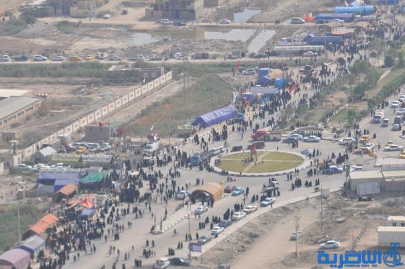 بالصور:حركة جموع الزائرين نحو كربلاء 