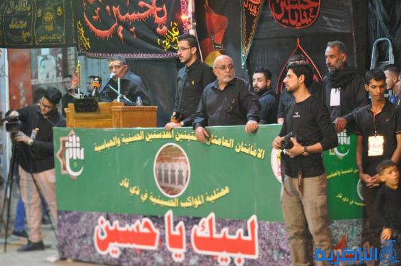 بالصور : الالاف يحيون ذكرى استشهاد الامام العباس بن علي عليهما السلام
