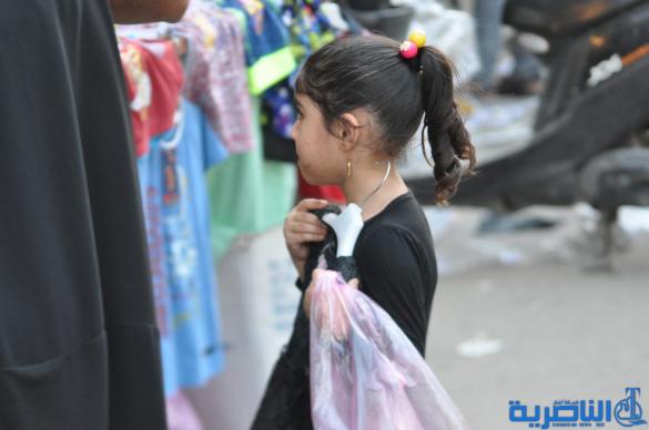 بالصور : الناصرية تتشح بالسواد في عزاء سيد الشهداء