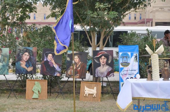 جامعة ذي قار تحتضن مهرجان الفنون التشكيلية بمشاركة 35 جامعة - تقرير مصور -
