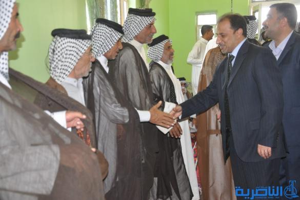 العشرات من شيوخ عشائر ذي قار يعقدون مؤتمرا يرفضون من خلاله تدخل السعودية في الشأن العراقي – تقرير مصور -
