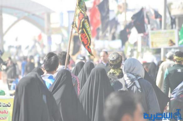 بالصور : طريق العشق الحسيني في ذي قار ينبض بالمشّائين الى كربلاء