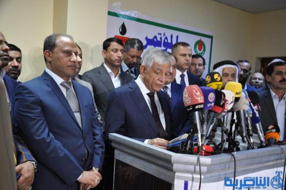 بالصور:محافظ ذي قار ووزير النفط يفتتحون مبنى شركة النفط ووضع حجر الاساس لمشروع مركز التدريب