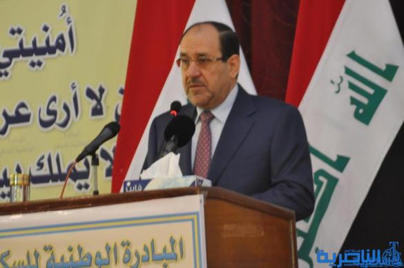 مصدر: المالكي يصل مدينة الناصرية مساء اليوم للترويج لقائمته الانتخابية