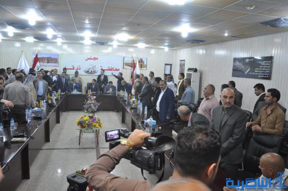 مقاولو ذي قار يتظاهرون للمطالبة بصرف مستحقاتهم المالية المتأخرة – تقرير مصور -