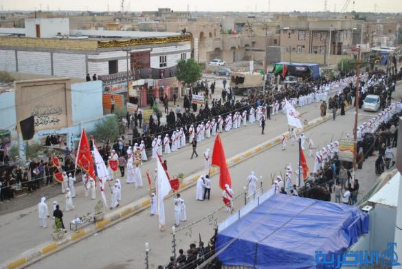رسالة عاشوراء : مدينة الشطرة تحيي ذكرى ليلة التاسع من المحرم 