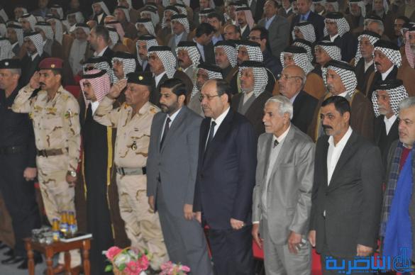 بالصور:رئيس ائتلاف دولة القانون نوري المالكي يلتقي شيوخ العشائر وعدد من المسؤولين في ذي قار