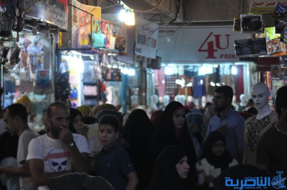 بالصور : اسواق الناصرية لا تنام استعدادا لعيد الفطر المبارك