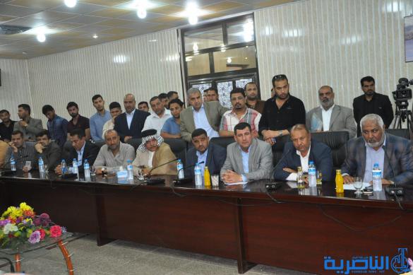 مقاولو ذي قار يتظاهرون للمطالبة بصرف مستحقاتهم المالية المتأخرة – تقرير مصور -