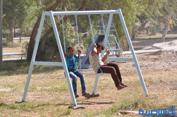 بالصور:متنزه الناصرية يستقبل زواره بعيد الاضحى المبارك