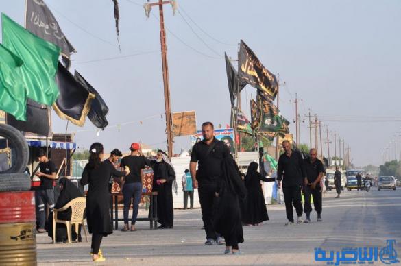 بالصور: وصول طلائع زوار محافظات الجنوبية وزائرين الاجانب الى محافظة ذي قار