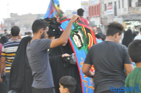 بالصور : الناصرية تتشح بالسواد في عزاء سيد الشهداء