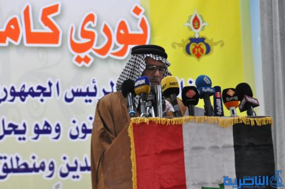 بالصور:رئيس ائتلاف دولة القانون نوري المالكي يلتقي شيوخ العشائر وعدد من المسؤولين في ذي قار