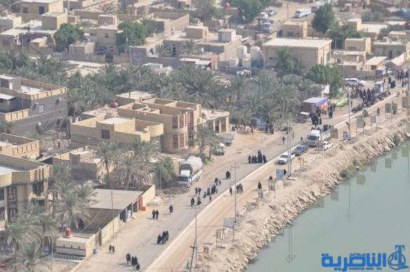 بالصور:حركة جموع الزائرين نحو كربلاء 
