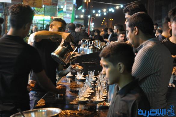 بالصور:احياء ذكرى ليلة التاسع من المحرم في مدينة الناصرية