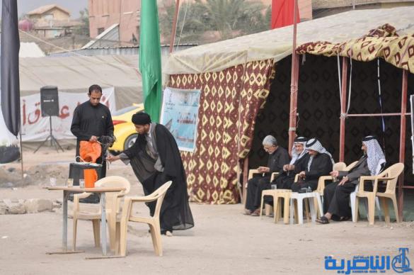 بالصور:الناصرية تستقبل وفود زائري أربعينية الإمام الحسين عليه السلام