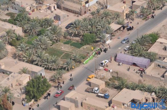 بالصور:حركة جموع الزائرين نحو كربلاء 