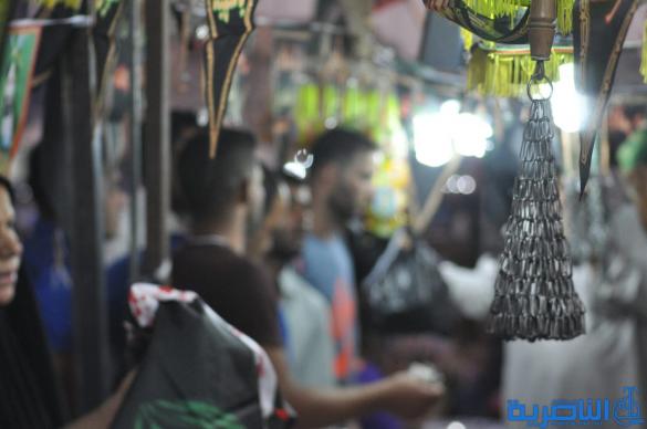بالصور : الناصرية تتشح بالسواد في عزاء سيد الشهداء