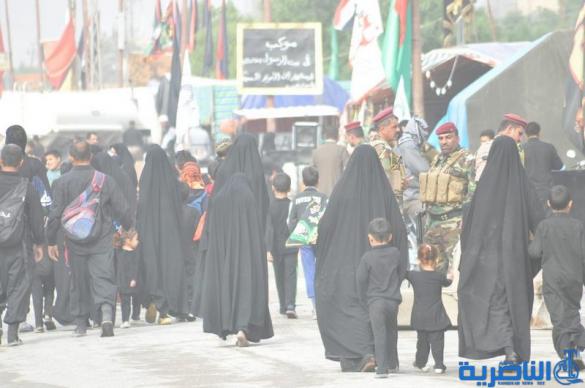 بالصور:الناصرية تستقبل وفود زائري أربعينية الإمام الحسين عليه السلام