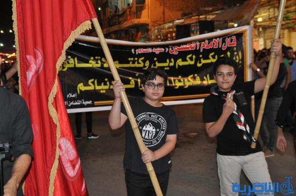 بالصور:الناصرية تحيي ذكرى ليلة العاشر من محرم الحرام 