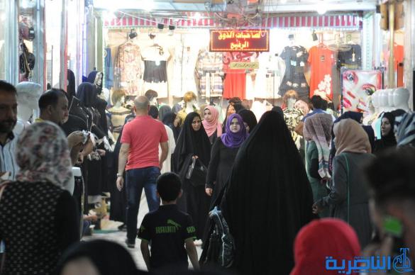 بالصور : اسواق الناصرية لا تنام استعدادا لعيد الفطر المبارك