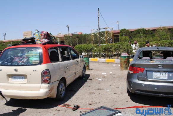 صور مروعة لتفجير الناصرية الارهابي