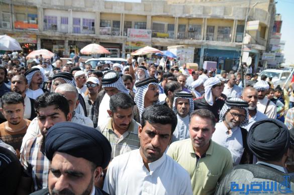 طلبة الحوزة العلمية في الناصرية ينظمون مسيرة حاشدة ويشكلون فوجا للدفاع عن المقدسات – تقرير مصور -