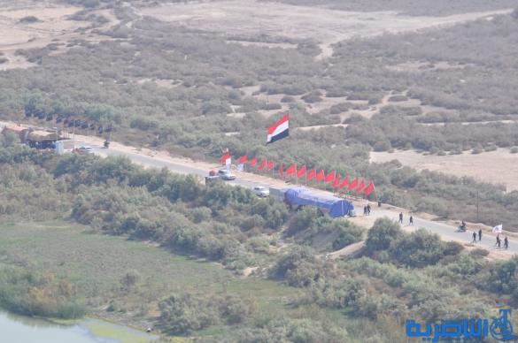 بالصور:حركة جموع الزائرين نحو كربلاء 