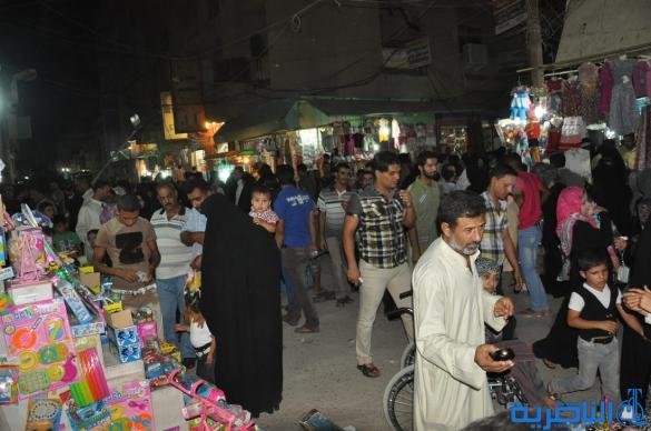بالصور : ليالي ذي قار الرمضانية بين مساجدها وأسواقها والمتنزهات