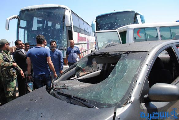 صور مروعة لتفجير الناصرية الارهابي
