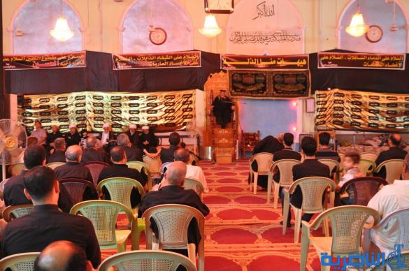 بالصور:احياء ذكرى ليلة التاسع من المحرم في مدينة الناصرية