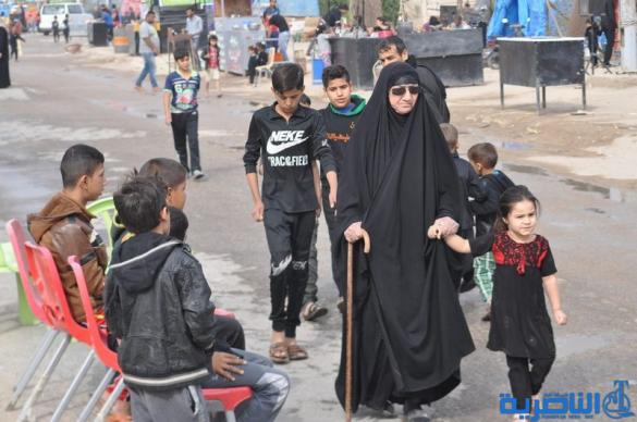 بالصور:الناصرية تستقبل وفود زائري أربعينية الإمام الحسين عليه السلام