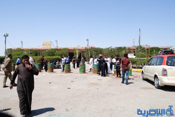 صور مروعة لتفجير الناصرية الارهابي