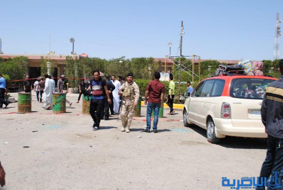 صور مروعة لتفجير الناصرية الارهابي