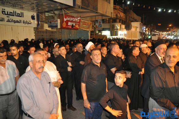 بالصور:الناصرية تحيي ذكرى ليلة العاشر من محرم الحرام 