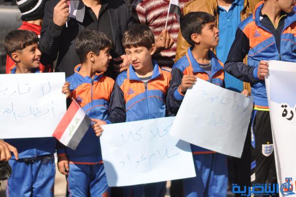 لاعبو الطاولة في ذي قار يتظاهرون احتجاجا على انتخابات الاتحاد غير الشرعية  - تقرير مصور –
