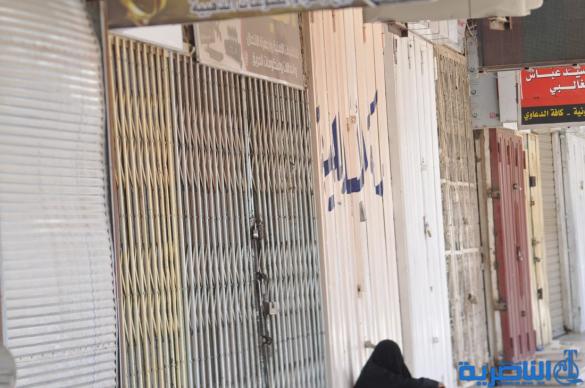 صور من الناصرية : ابواب المواكب مشرعة حزنا على باب الحوائج 
