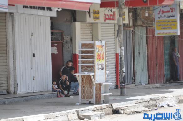 صور من الناصرية : ابواب المواكب مشرعة حزنا على باب الحوائج 
